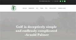 Desktop Screenshot of countrycluboftroy.com